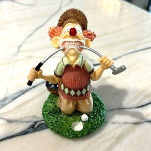 Slapstix Golfer Clown figurine “Bye-bye birdie” 1997